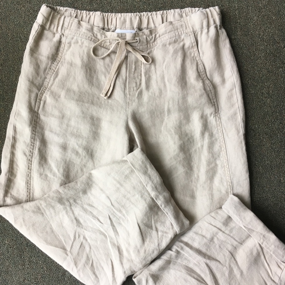 J Jill Linen Crop Pants- MP